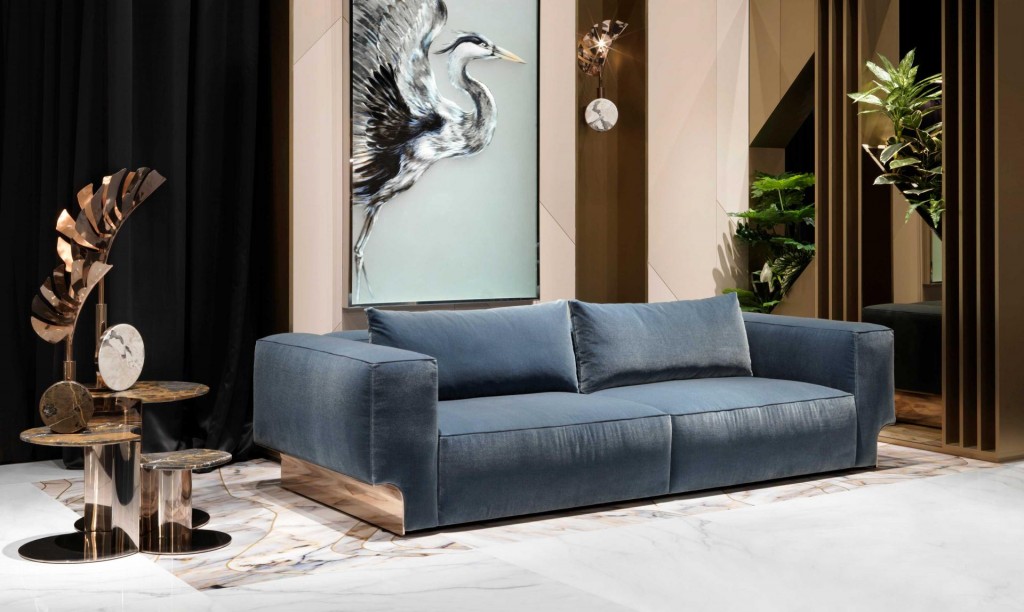 The Douglas sofa by La Spada for Visionnaire Beauty 2020 Collection- inspired by art