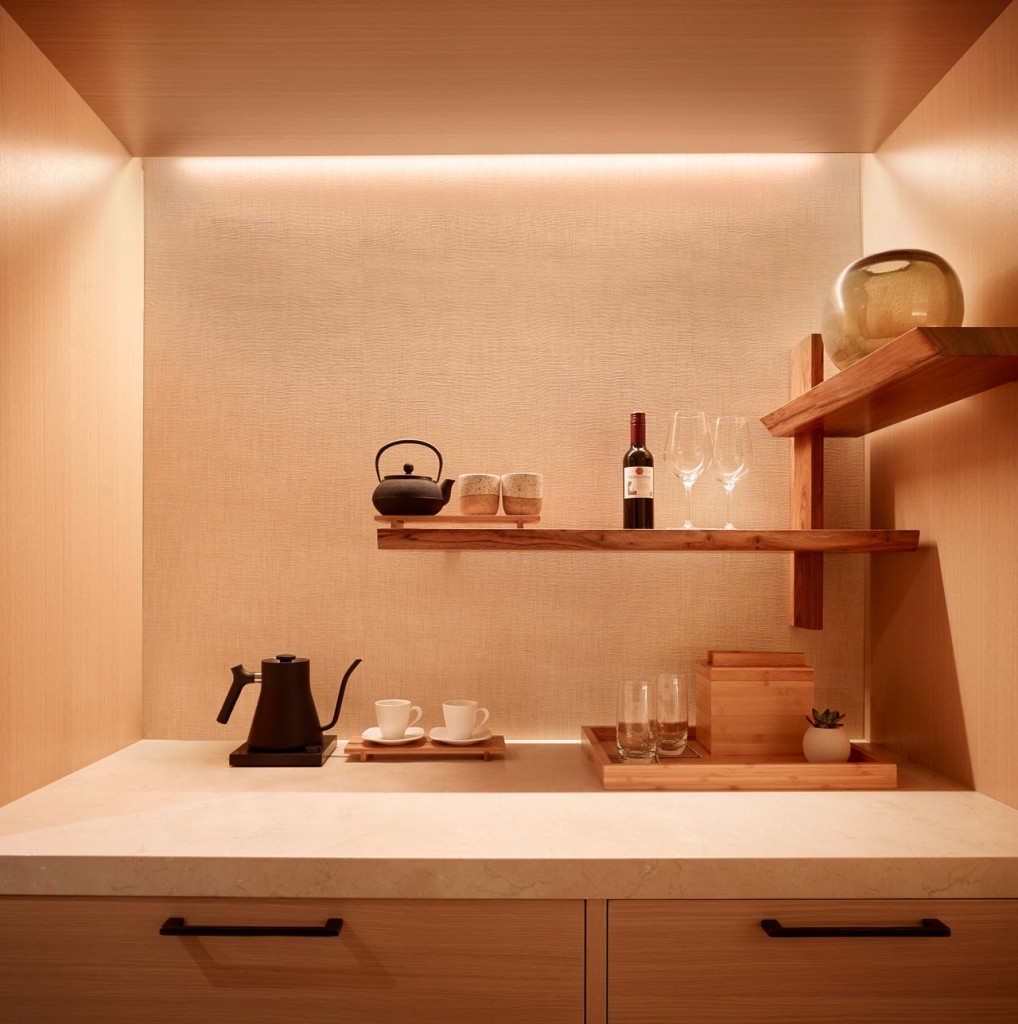 The Nobu Hotel and Restaurant Marrakech can expect to have a minibar just like this one in its Palo Alto counterpart