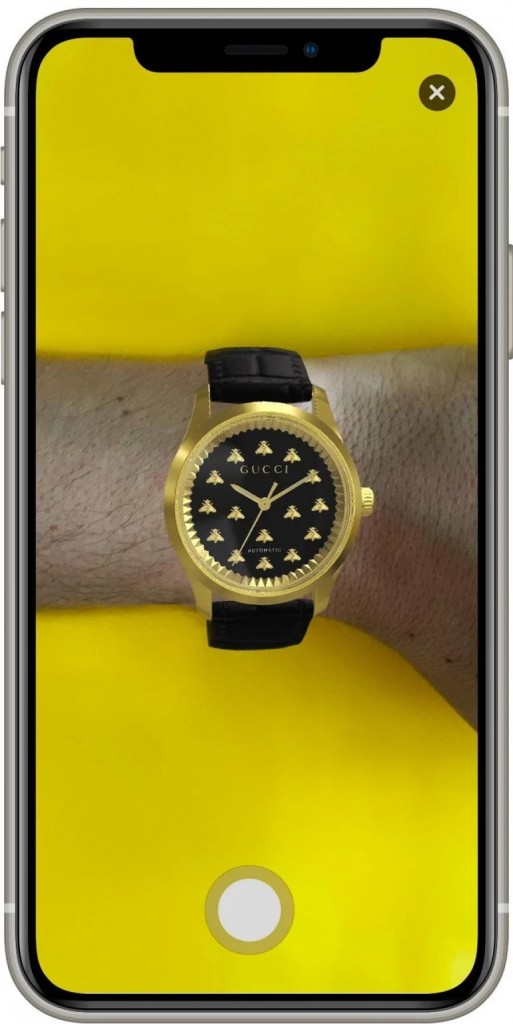 Using augmented reality, Gucci will allow you try on watches virtually