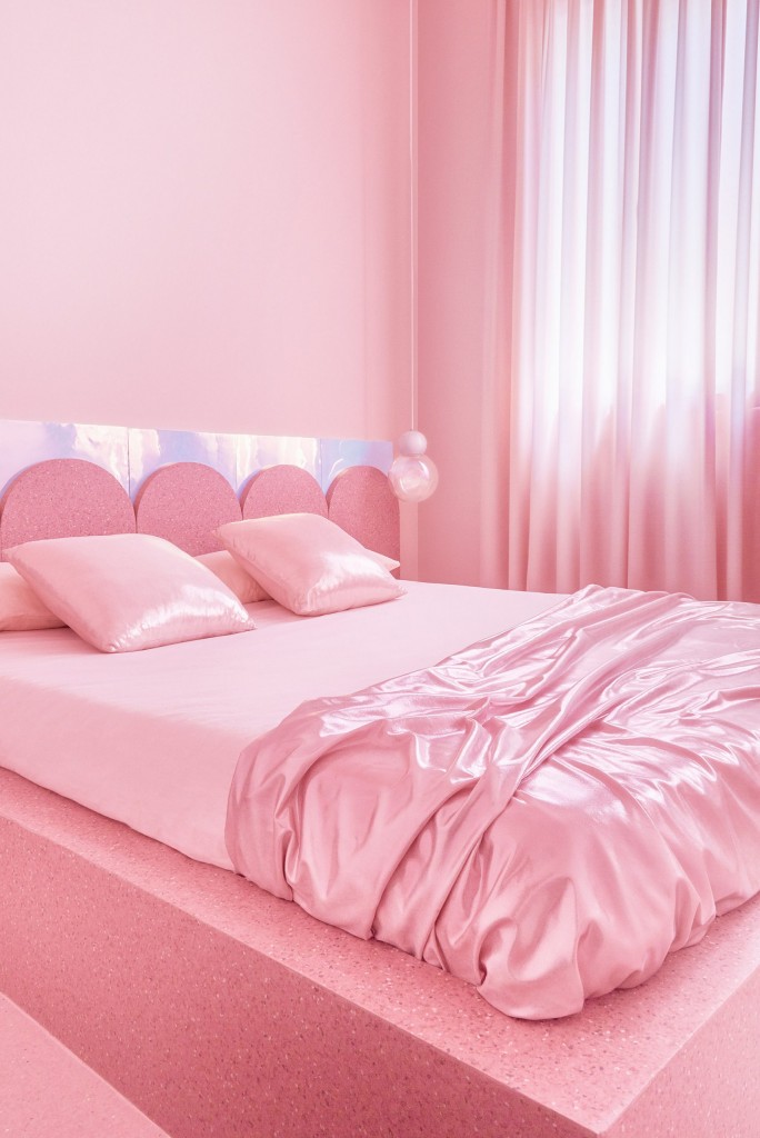 The minimal fantasy apartment in Madrid Spain is all pink and the perfect interior decor inspiration