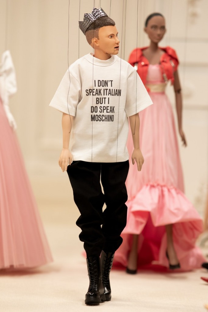 Moschino Created A Viral Socially-Distanced Puppet Show For Its Spring 2021 Collection