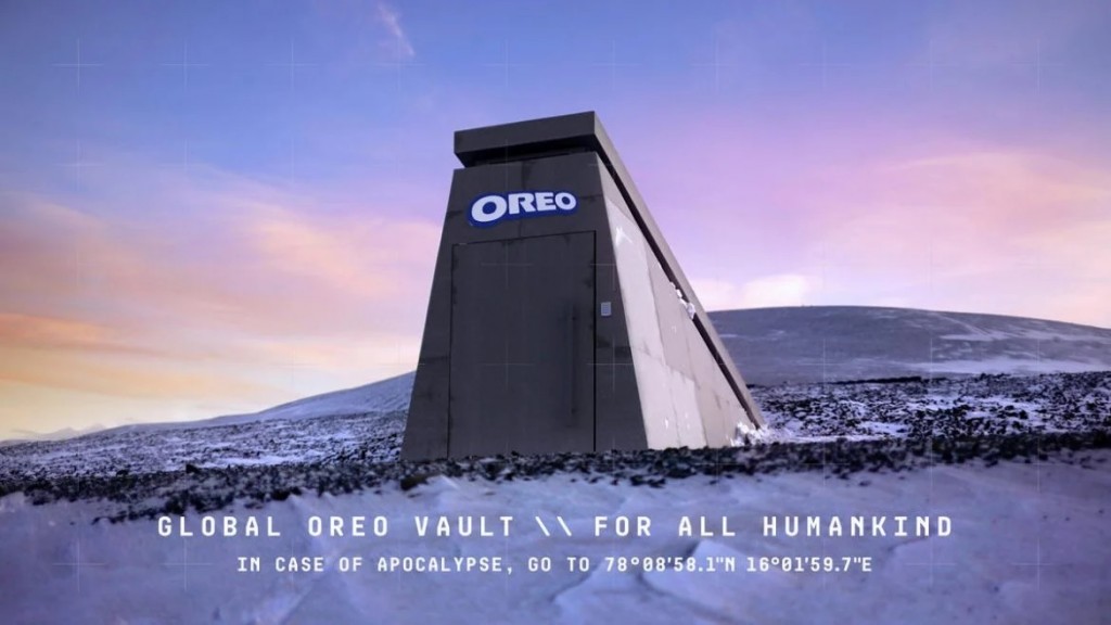 Oreo has revealed its asteroid-proof vault that would protect its cookies in an apocalyptic world