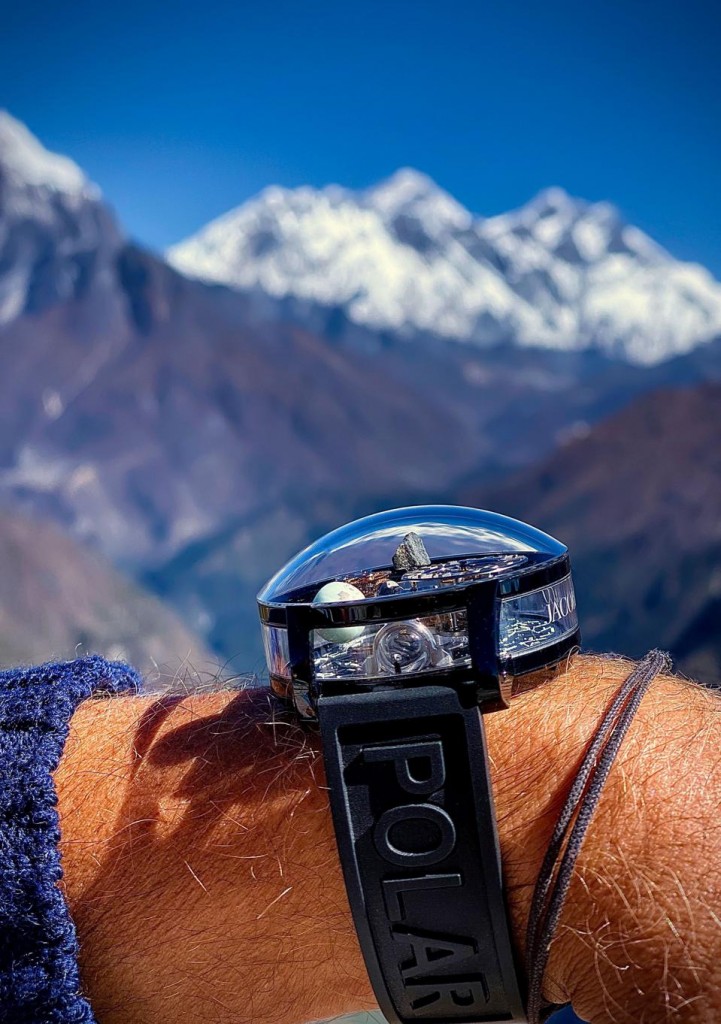 Jacob & Co’s Astronomia Everest Will Earn You A Helicopter Expedition to Mt Everest With Johan Ernst Nilson