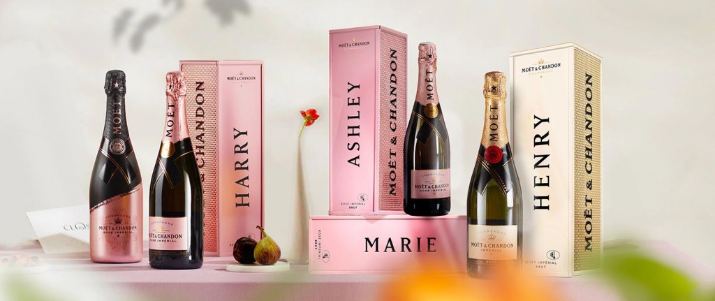 Moët&Chandon is offering customers the chance to personalise gift boxes for the Impérial Brut and Rosé Impérial with specially yours