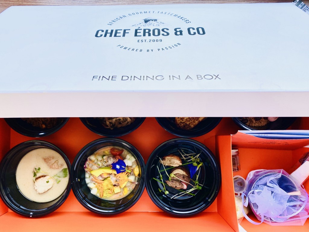 Gourmet in a box by Chef Eros