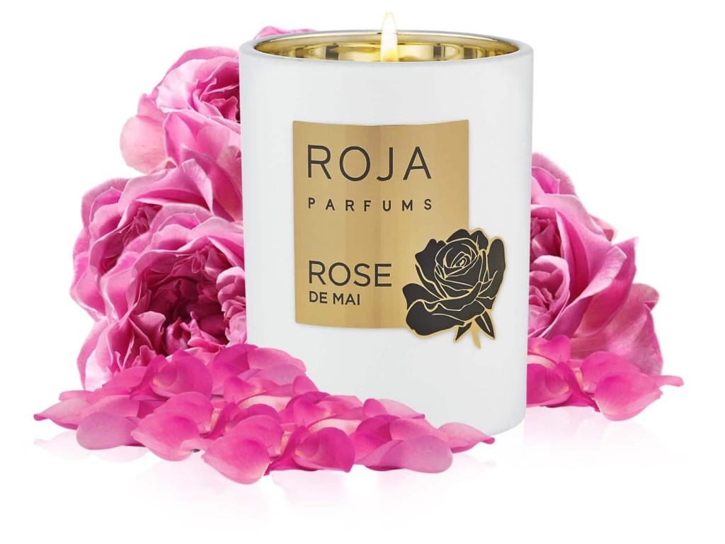 Rose de mai candle from Roja parfums for Valentine's day
