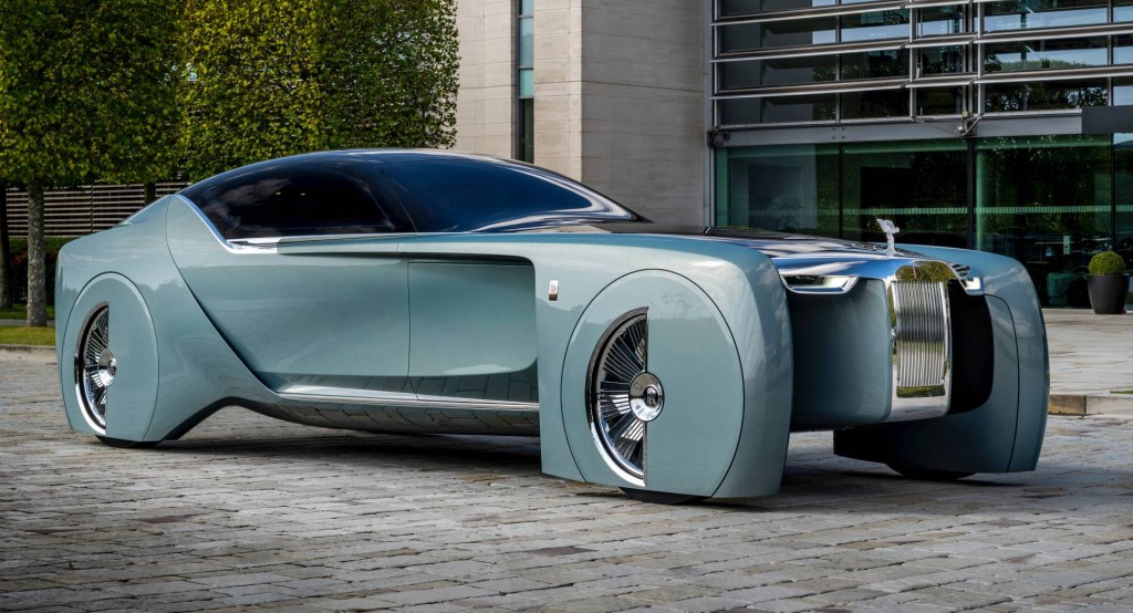 The Rolls Royce 103EX concept that informed the design of the Bieber-Bespoke Wraith