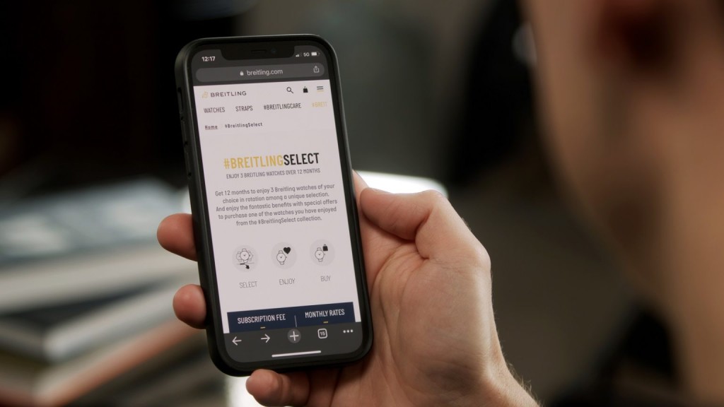 BreitlingSelect is a subscription program