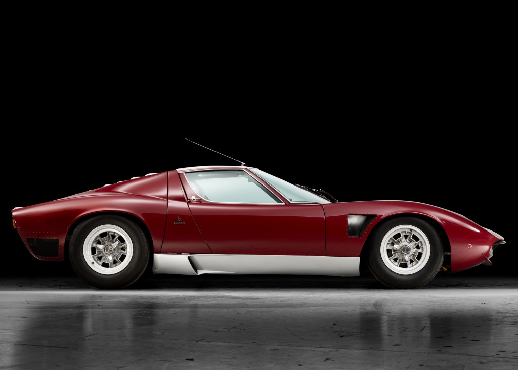 The Lamborghini Miura P400 SVJ is one of the best collector cars available