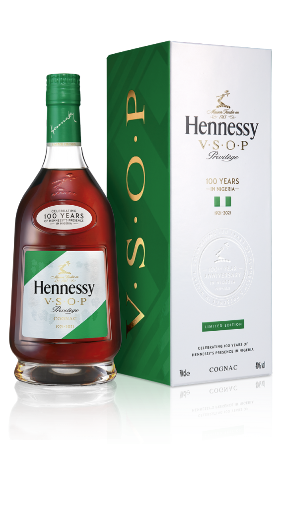 The limited-edition Hennessy Privilège bottle.
