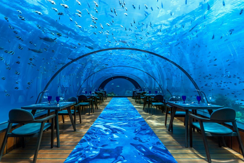The 5.8 Undersea Restaurant where Burcu Hanci will perform
