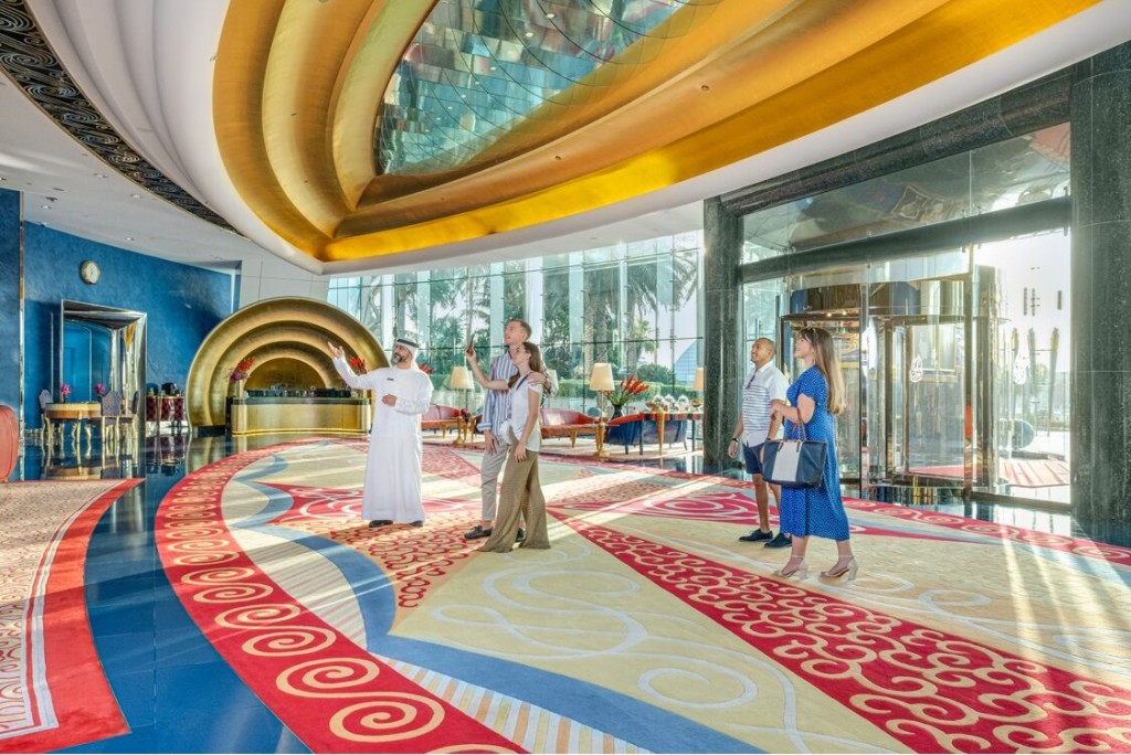 Lobby of the Burj Al-Arab
