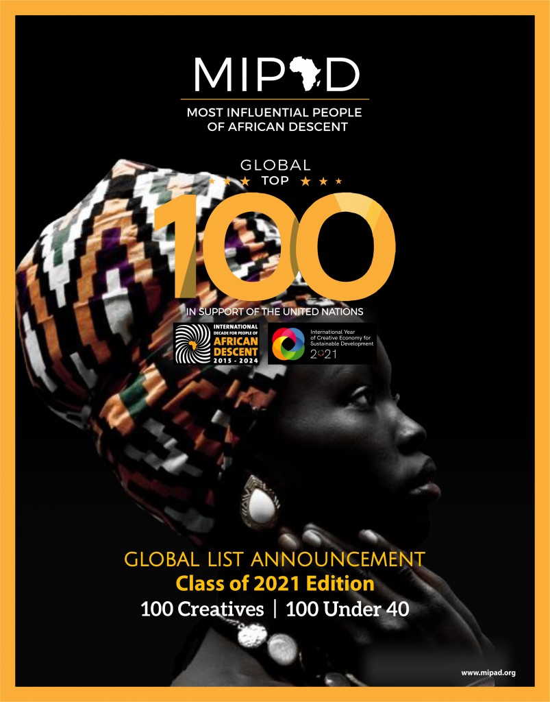 Flyer image of the 2021 MIPAD most influential 100
