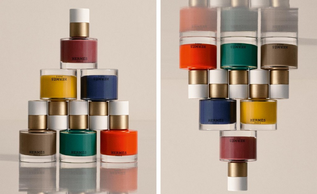 Some nail polish from the Les Mains Hermès collection