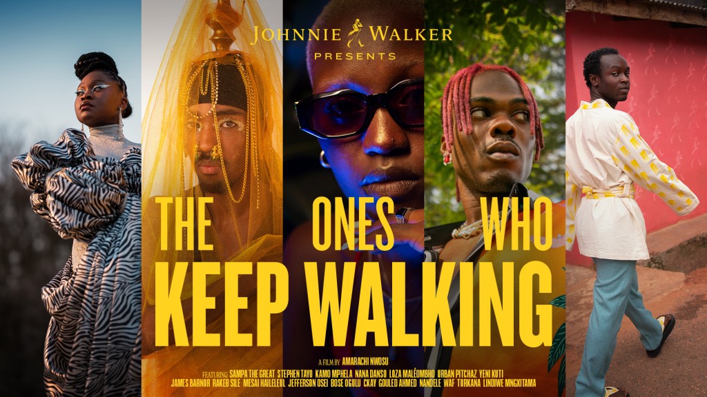 The cover image for the ones who keep walking by Amara Nwosu and Johnnie Walker