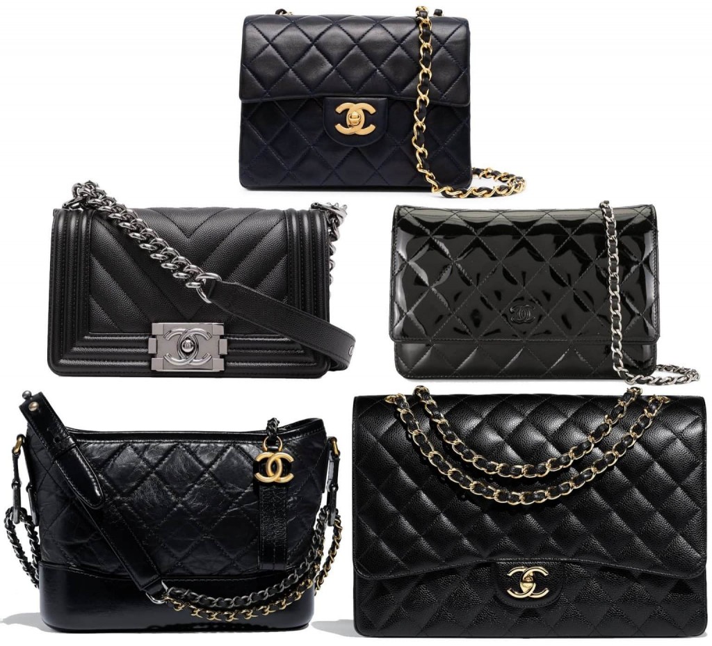 Different chanel purses