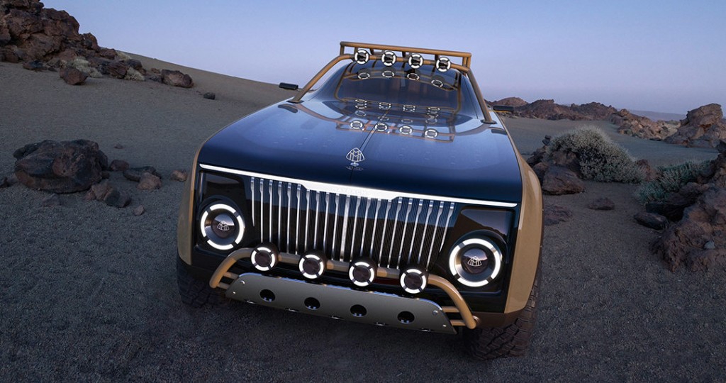 Project Maybach was designed to run on electric batteries and solar cells