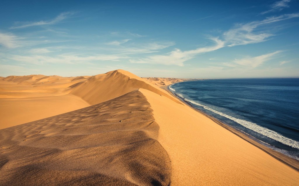 The Skeleton Coast in Namibia