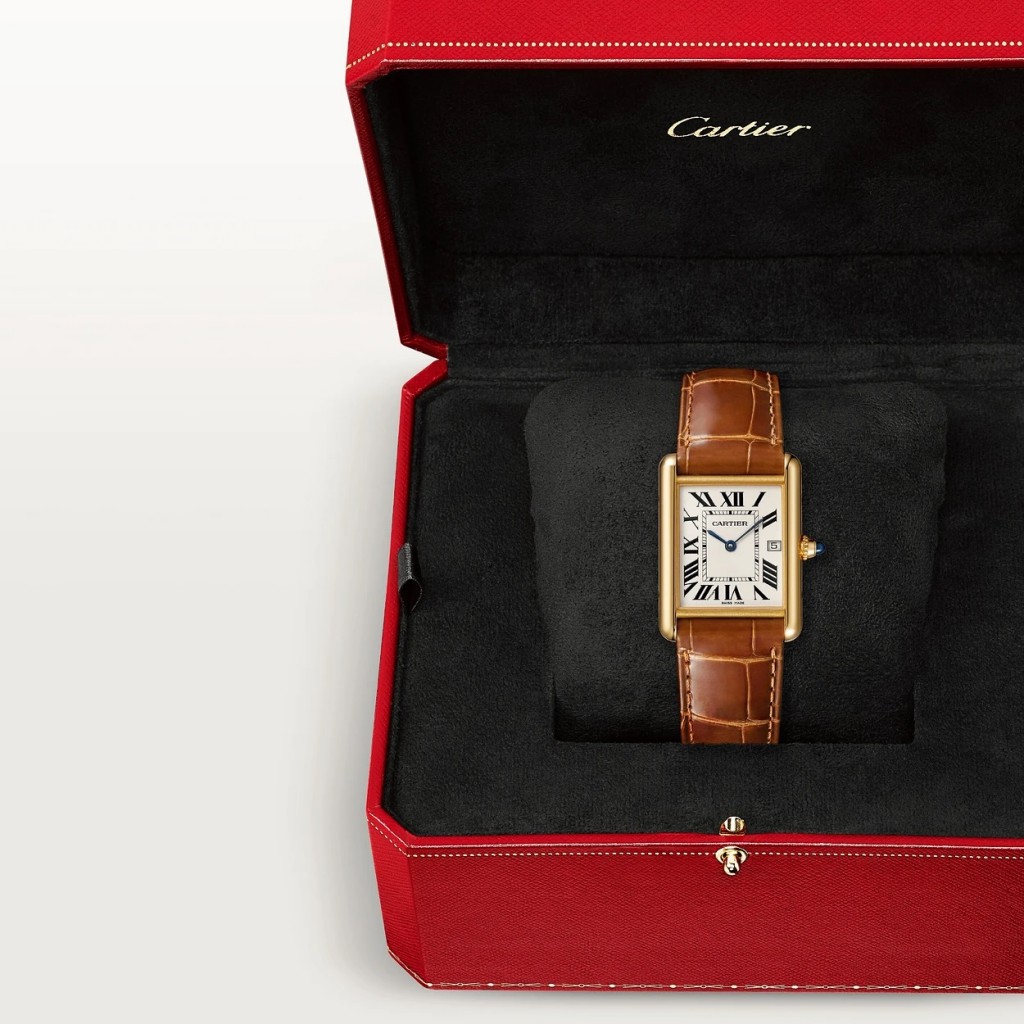 The Cartier tank louis timepiece is a luxury watch that needs to be serviced regularly