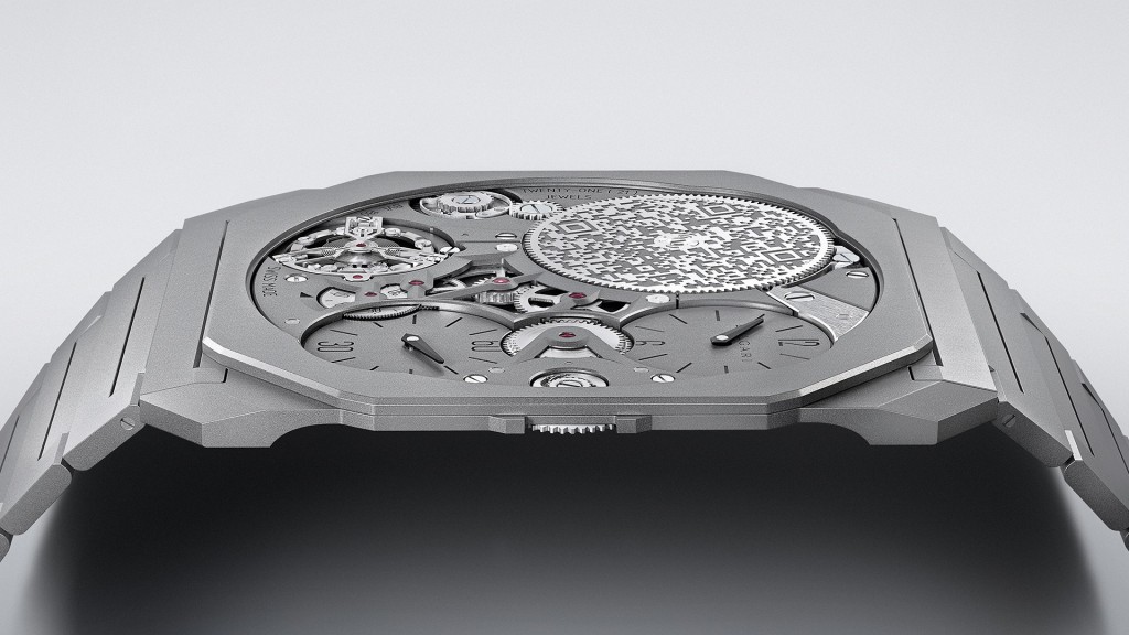 Sideview of the Bulgari Octo Finissimo Ultra