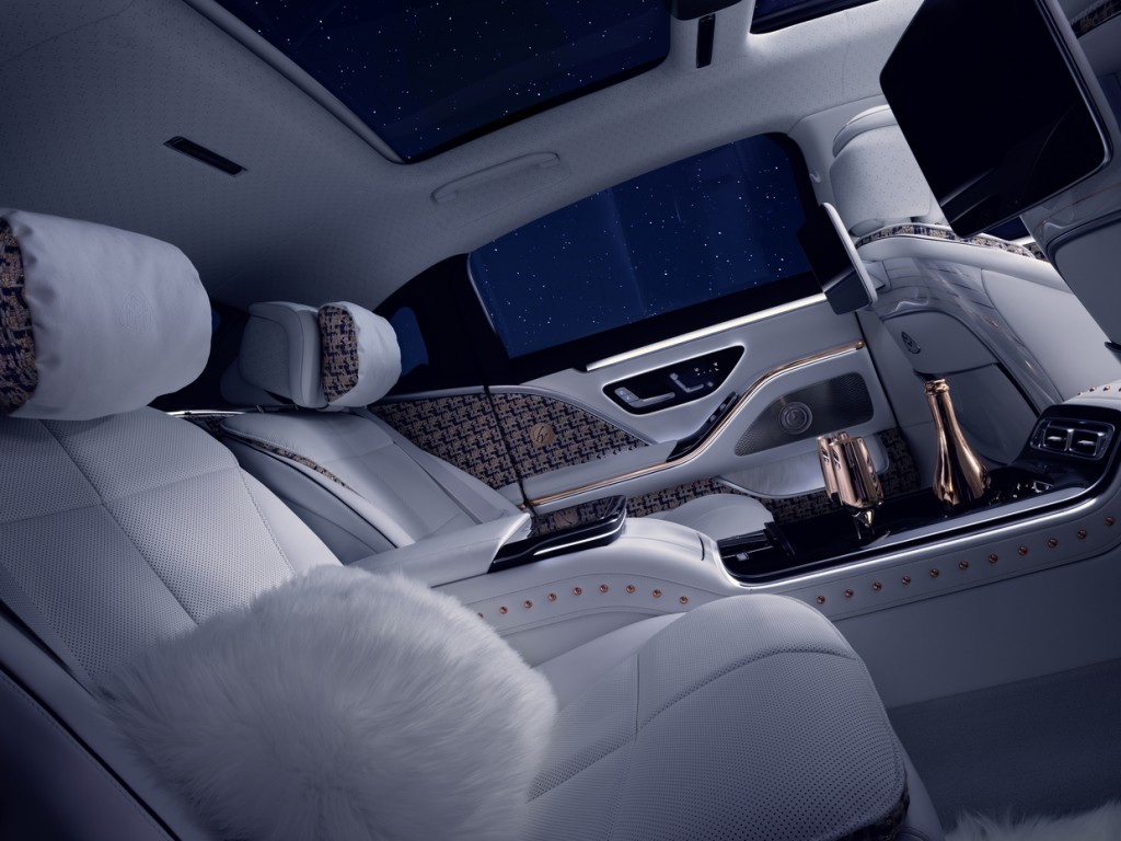 interior of the concept mercedes maybach haute voiture