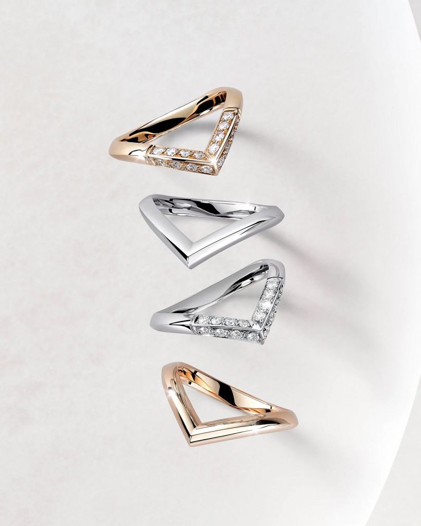 Rings from The LV Diamonds collection