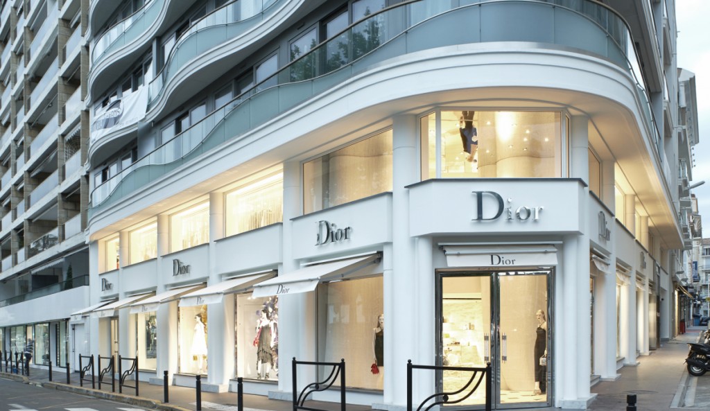 Dior flagship store in Cannes