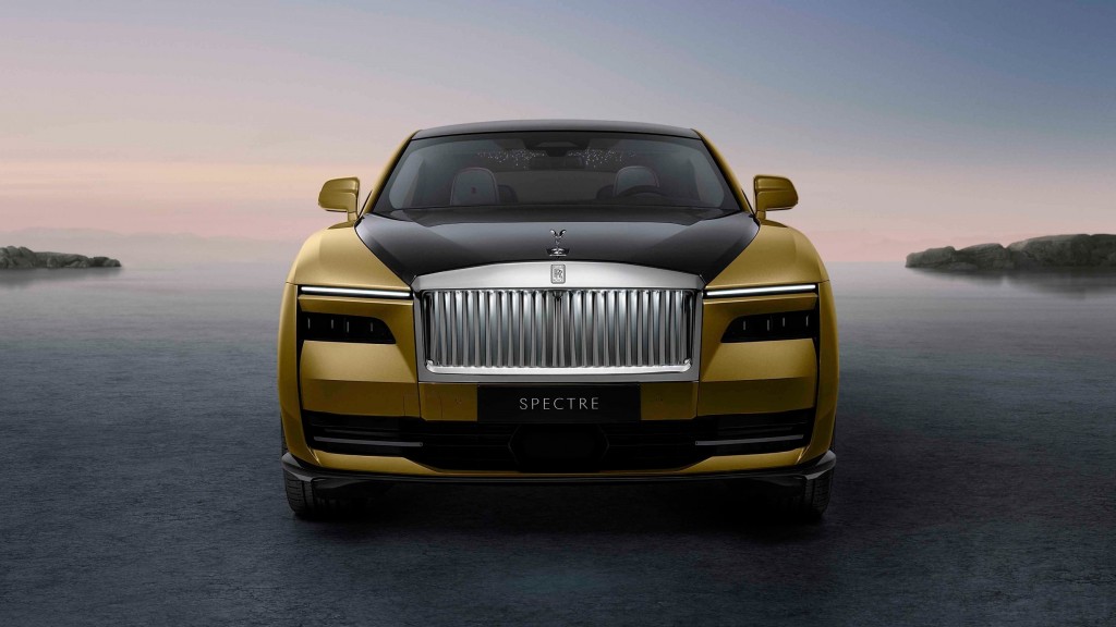 The grille is wider than any other on a Rolls Royce marque