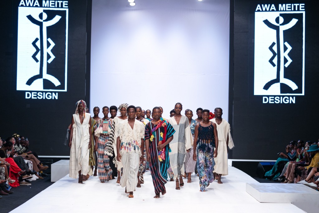 Awa Meite at the 2022 Lagos Fashion Week