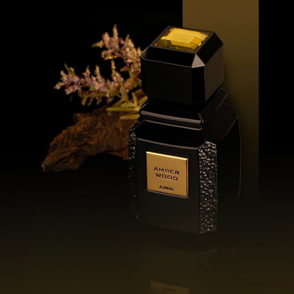 Ajmal Amber wood perfume bottle